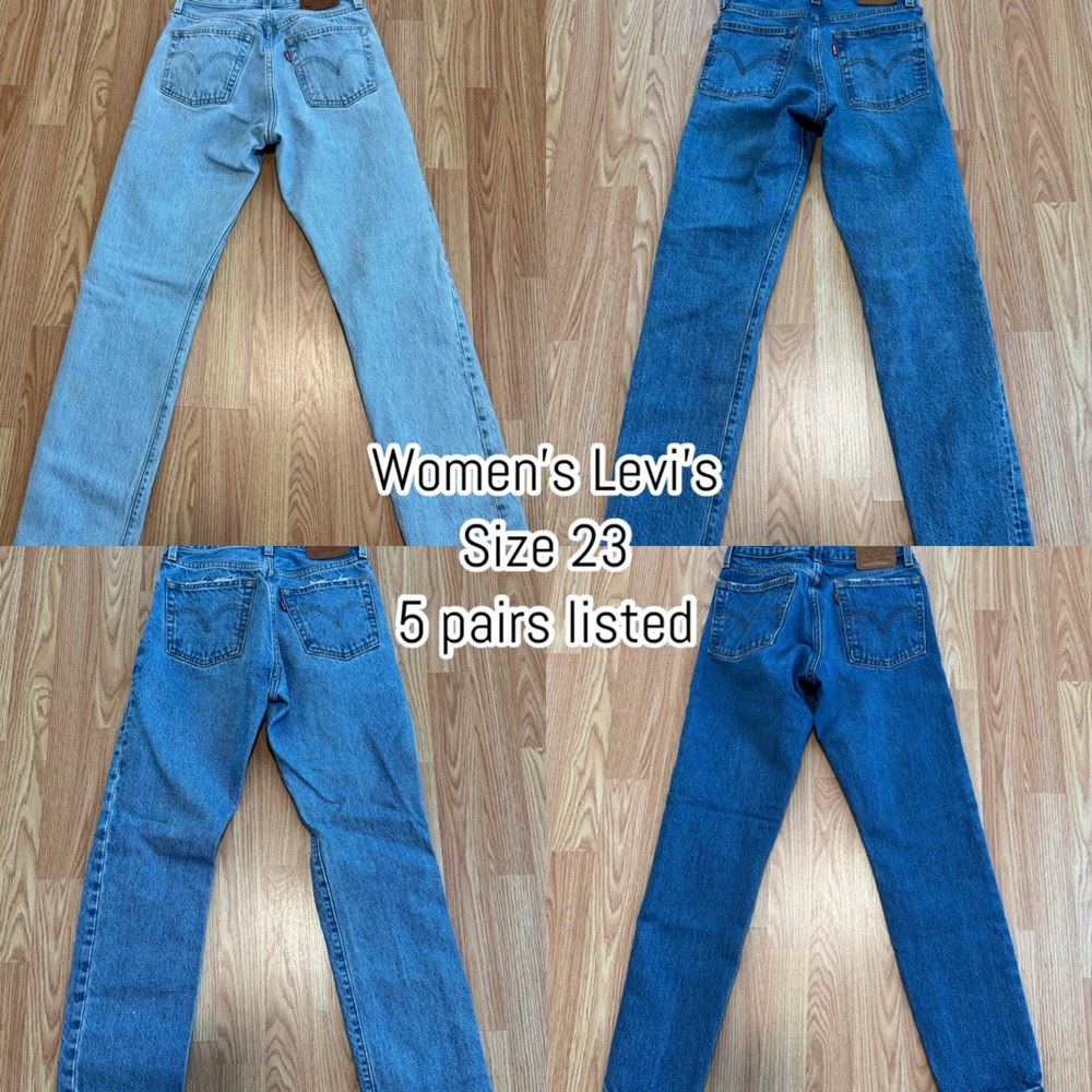 Women’s Levi’s 501 Denim Jeans - Picture 8 of 8